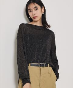 qualite / カリテ Tシャツ | 【大人気ラメシリーズ】ラメシアーボックスニット