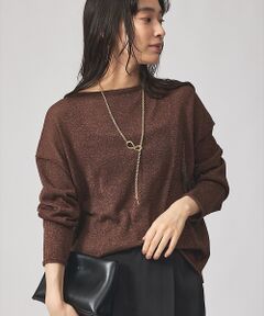 qualite / カリテ Tシャツ | 【大人気ラメシリーズ】ラメシアーボックスニット
