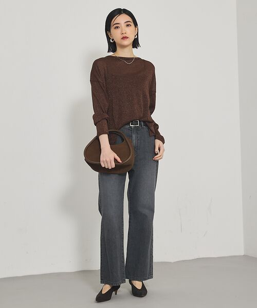 qualite / カリテ Tシャツ | 【大人気ラメシリーズ】ラメシアーボックスニット | 詳細13