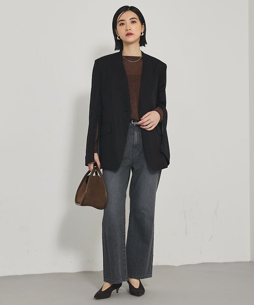 qualite / カリテ Tシャツ | 【大人気ラメシリーズ】ラメシアーボックスニット | 詳細8