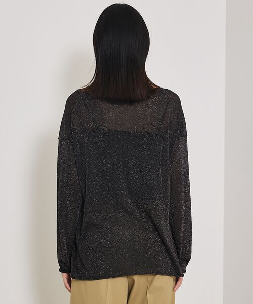 qualite / カリテ Tシャツ | 【大人気ラメシリーズ】ラメシアーボックスニット | 詳細21