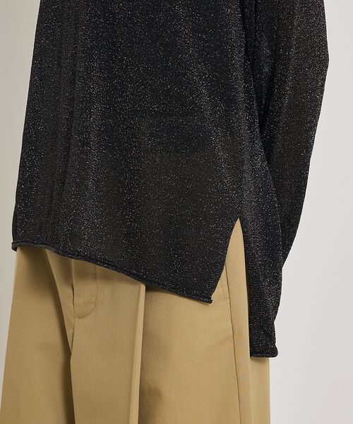 qualite / カリテ Tシャツ | 【大人気ラメシリーズ】ラメシアーボックスニット | 詳細26