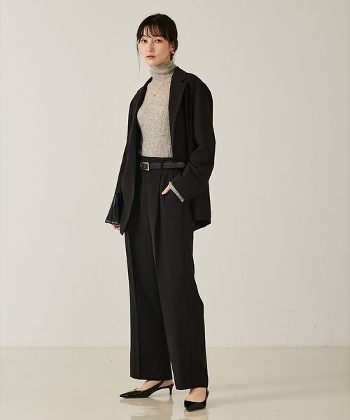 qualite / カリテ ニット・セーター | 【冬の主役レイヤード】ウールカシミアシアータートルニット | 詳細18