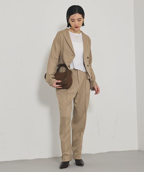 qualite / カリテ Tシャツ | スカラップレースニット | 詳細4