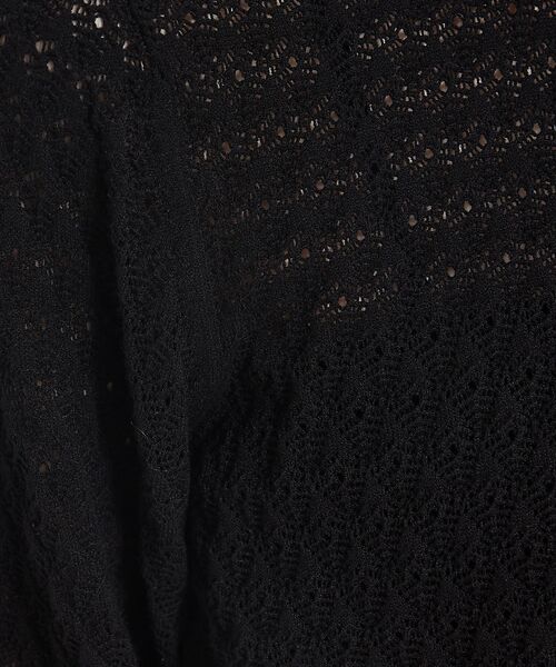 qualite / カリテ Tシャツ | スカラップレースニット | 詳細11