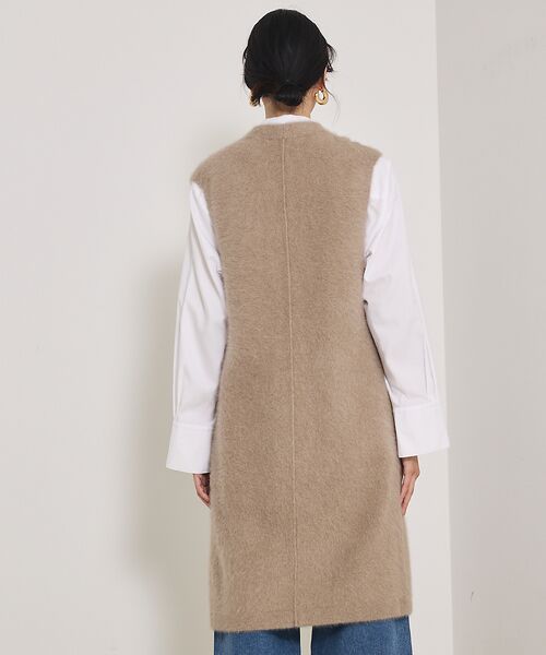 qualite / カリテ ニット・セーター | 【大人気ジレが今季verに！】フォックスカシミアロングジレ | 詳細11