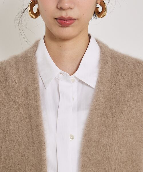 qualite / カリテ ニット・セーター | 【大人気ジレが今季verに！】フォックスカシミアロングジレ | 詳細12