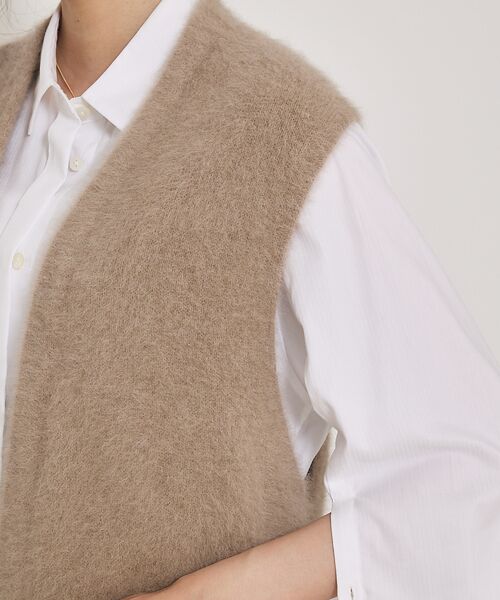 qualite / カリテ ニット・セーター | 【大人気ジレが今季verに！】フォックスカシミアロングジレ | 詳細13