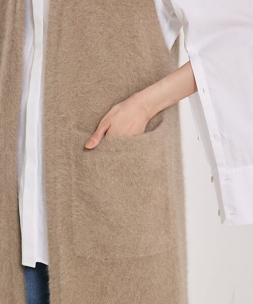 qualite / カリテ ニット・セーター | 【大人気ジレが今季verに！】フォックスカシミアロングジレ | 詳細14