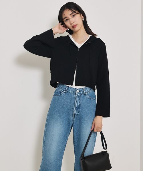 qualite / カリテ ブルゾン | フーディーニットブルゾン | 詳細10