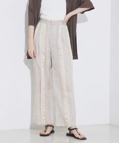 qualite / カリテ パンツ | 【セットアップ対応】キュプラストライプパンツ