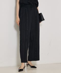 qualite / カリテ パンツ | 【セットアップ対応】キュプラストライプパンツ