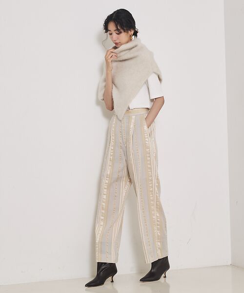 qualite / カリテ パンツ | 【セットアップ対応】キュプラストライプパンツ | 詳細11