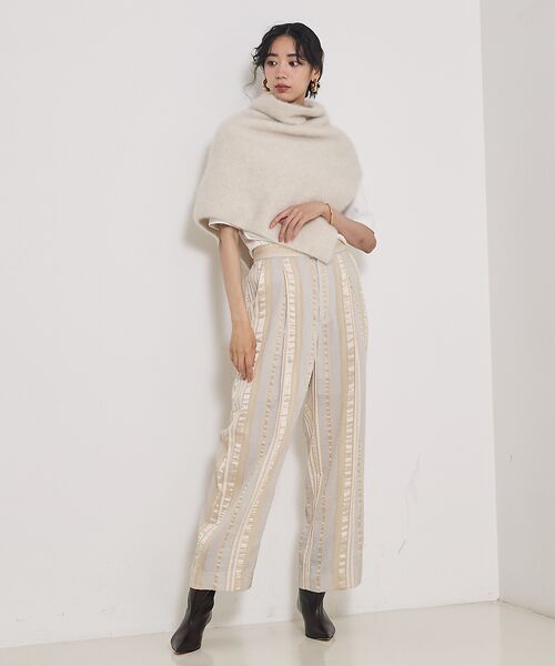 qualite / カリテ パンツ | 【セットアップ対応】キュプラストライプパンツ | 詳細12