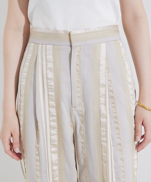 qualite / カリテ パンツ | 【セットアップ対応】キュプラストライプパンツ | 詳細8