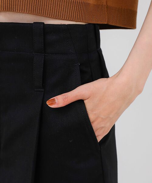 qualite / カリテ パンツ | TCツイルWループタックワイドパンツ | 詳細16