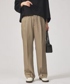 qualite / カリテ パンツ | センタープレスカルゼイージーパンツ