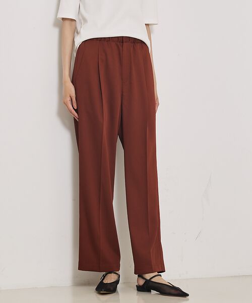qualite / カリテ パンツ | センタープレスカルゼイージーパンツ | 詳細6
