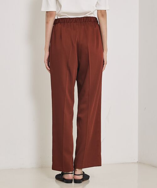 qualite / カリテ パンツ | センタープレスカルゼイージーパンツ | 詳細8