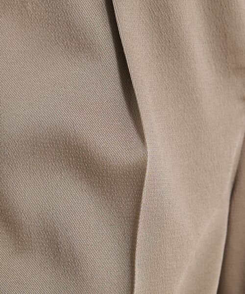 qualite / カリテ パンツ | センタープレスカルゼイージーパンツ | 詳細9