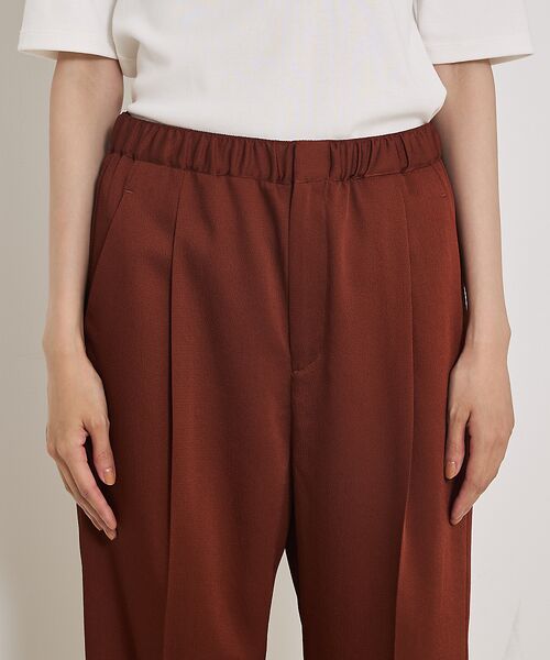 qualite / カリテ パンツ | センタープレスカルゼイージーパンツ | 詳細19