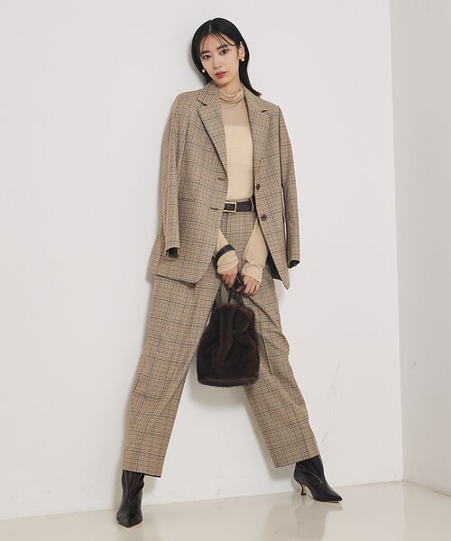 qualite / カリテ パンツ | 【セットアップ対応】TWツイルチェックパンツ | 詳細12