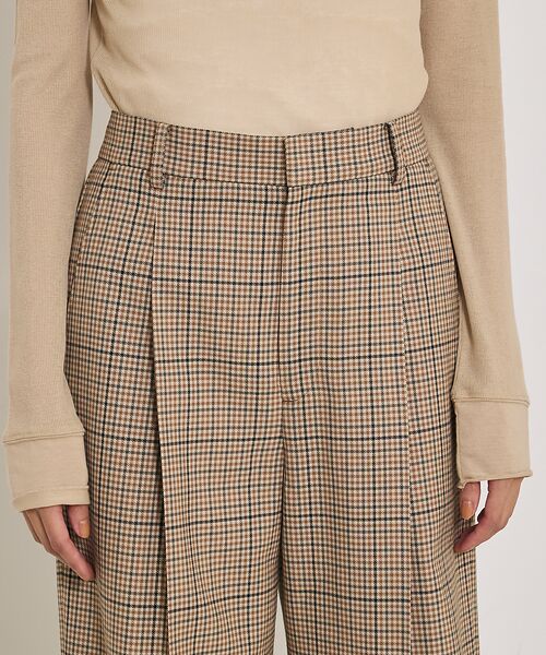qualite / カリテ パンツ | 【セットアップ対応】TWツイルチェックパンツ | 詳細9