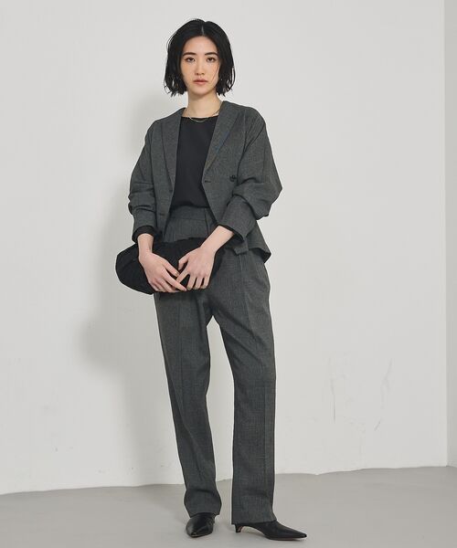 qualite / カリテ パンツ | 【セットアップ対応】ツイードタックテーパード | 詳細25