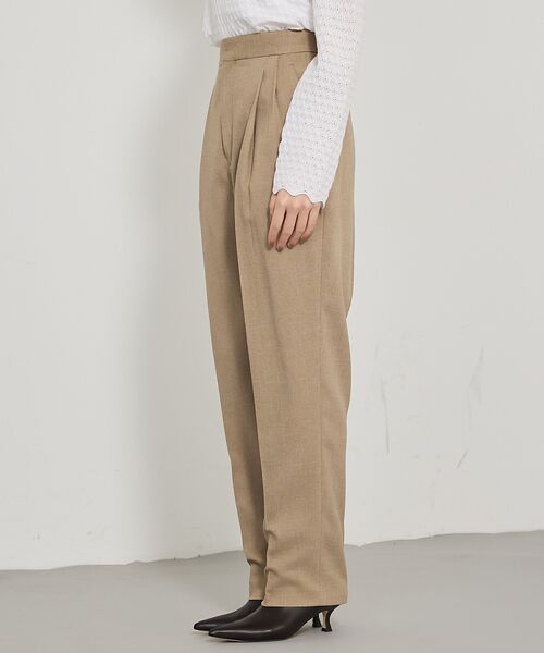 qualite / カリテ パンツ | 【セットアップ対応】ツイードタックテーパード | 詳細3