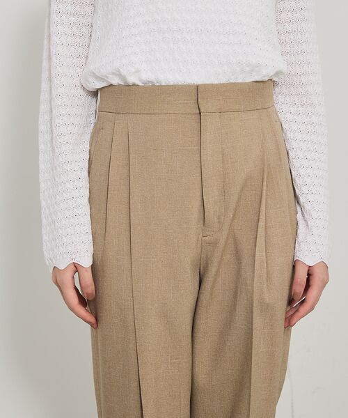 qualite / カリテ パンツ | 【セットアップ対応】ツイードタックテーパード | 詳細6