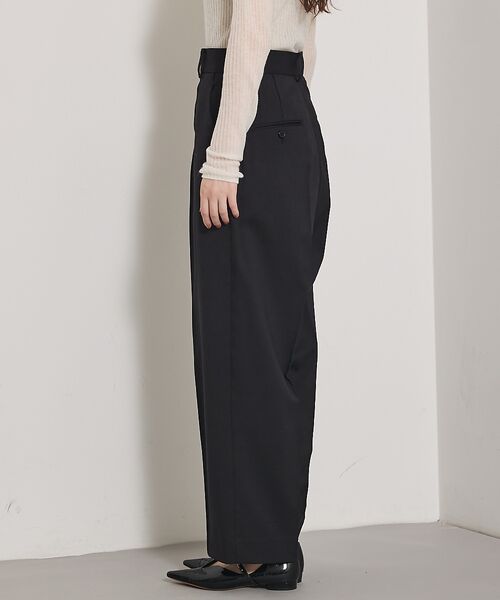 qualite / カリテ パンツ | 【Oggi 掲載】ツイルピンタックパンツ | 詳細4