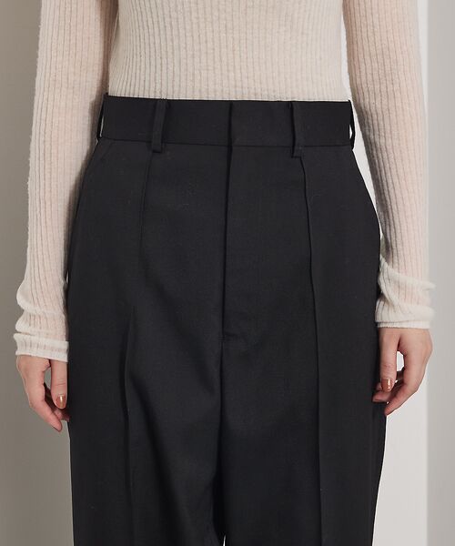 qualite / カリテ パンツ | 【Oggi 掲載】ツイルピンタックパンツ | 詳細7