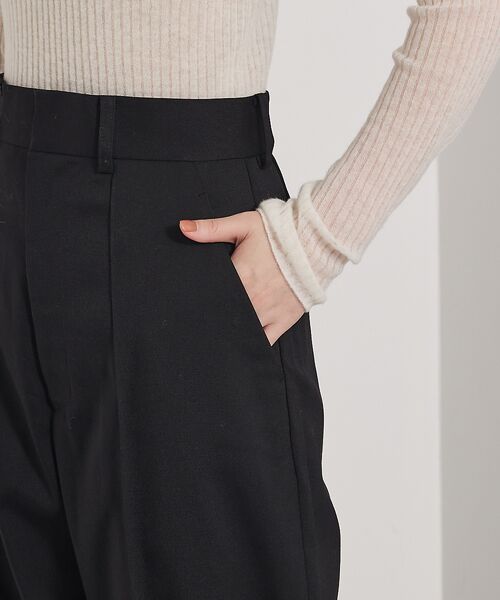 qualite / カリテ パンツ | 【Oggi 掲載】ツイルピンタックパンツ | 詳細8