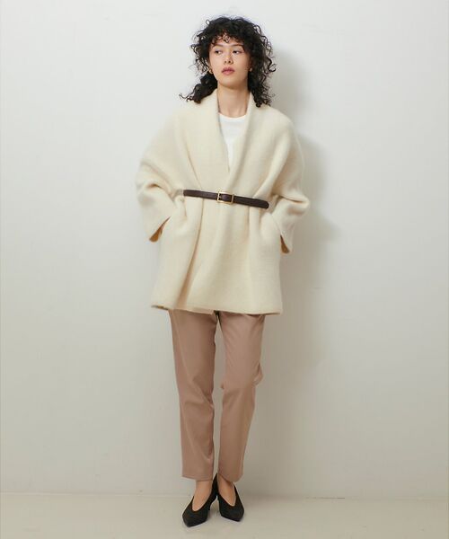 qualite / カリテ パンツ | 【2WAYタックパンツシリーズ新素材!】ウォームサテンタックパンツ | 詳細4