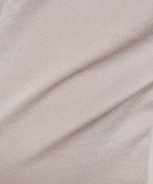 qualite / カリテ パンツ | 【気品あるツヤ感】ジョーゼットサテンワイドパンツ | 詳細11
