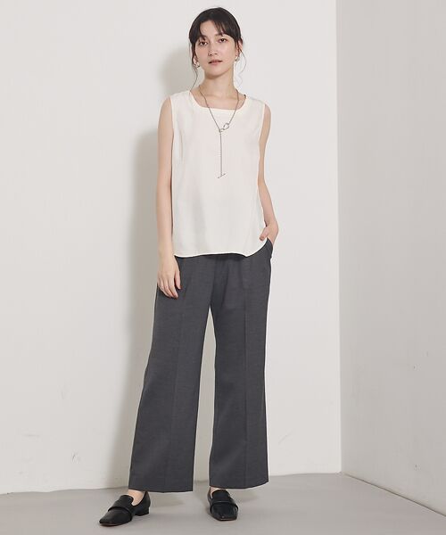 qualite / カリテ パンツ | 【セットアップ対応】ソフトサキソニードロストパンツ | 詳細7