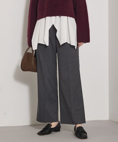 qualite / カリテ パンツ | 【セットアップ対応】ソフトサキソニードロストパンツ | 詳細8