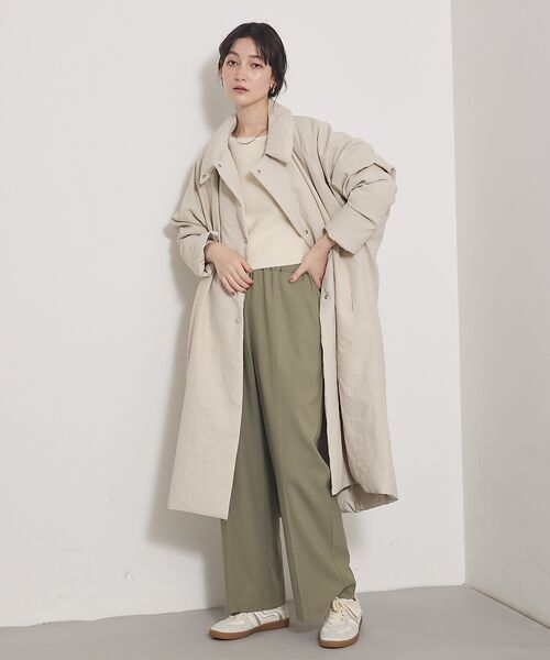 qualite / カリテ パンツ | 【セットアップ対応】ソフトサキソニードロストパンツ | 詳細25