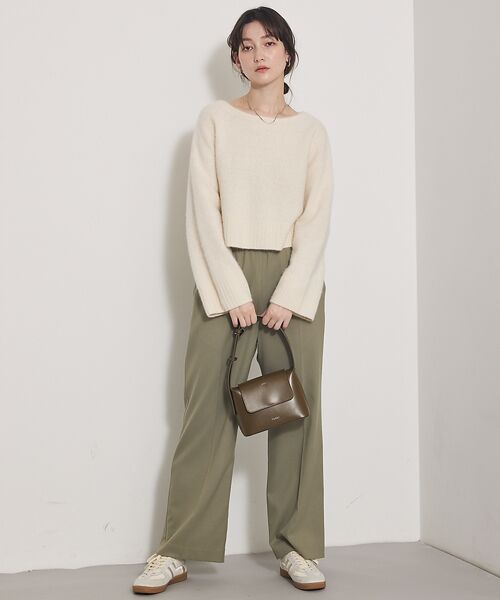 qualite / カリテ パンツ | 【セットアップ対応】ソフトサキソニードロストパンツ | 詳細26
