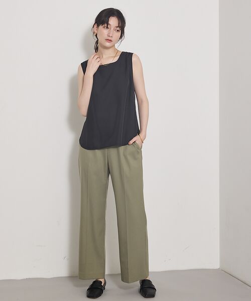qualite / カリテ パンツ | 【セットアップ対応】ソフトサキソニードロストパンツ | 詳細11