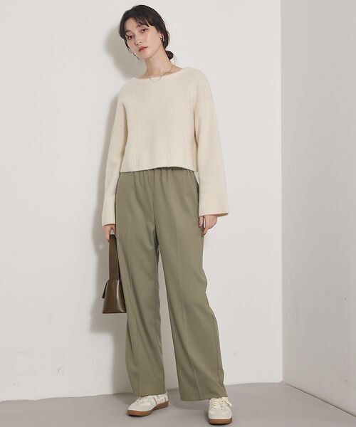 qualite / カリテ パンツ | 【セットアップ対応】ソフトサキソニードロストパンツ | 詳細13
