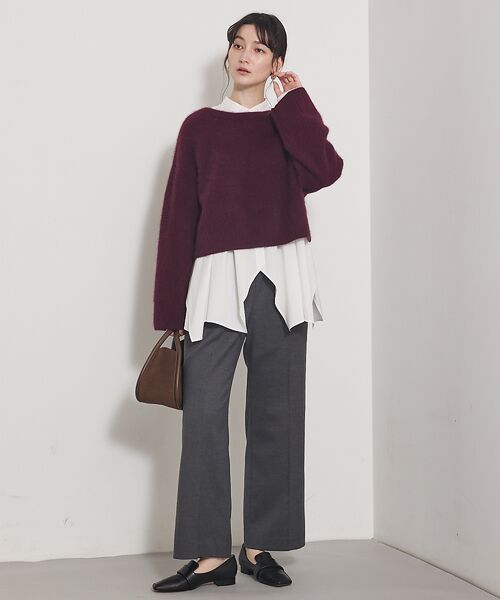 qualite / カリテ パンツ | 【セットアップ対応】ソフトサキソニードロストパンツ | 詳細14