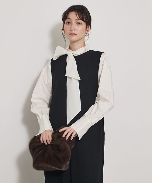 qualite / カリテ ショルダーバッグ | ファーバック/秋バッグ/冬バッグ/モコモコバッグ | 詳細15