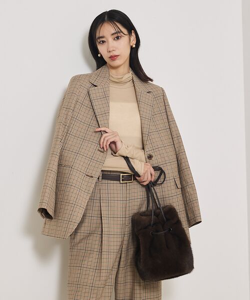 qualite / カリテ ショルダーバッグ | ファーバック/秋バッグ/冬バッグ/モコモコバッグ | 詳細6