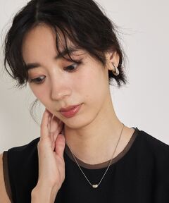 qualite / カリテ ネックレス・ペンダント・チョーカー | ステンレスビーンチャームネックレス