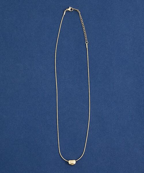 qualite / カリテ ネックレス・ペンダント・チョーカー | ステンレスビーンチャームネックレス | 詳細6