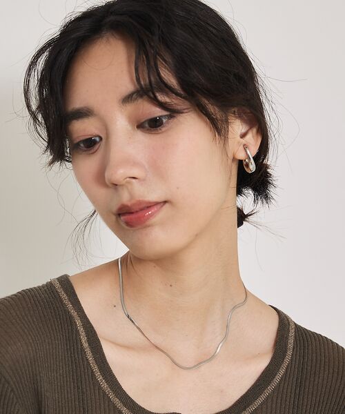 qualite/カリテ ステンレスネックレス シルバー F qualite/カリテ ステンレスネックレス シルバー F