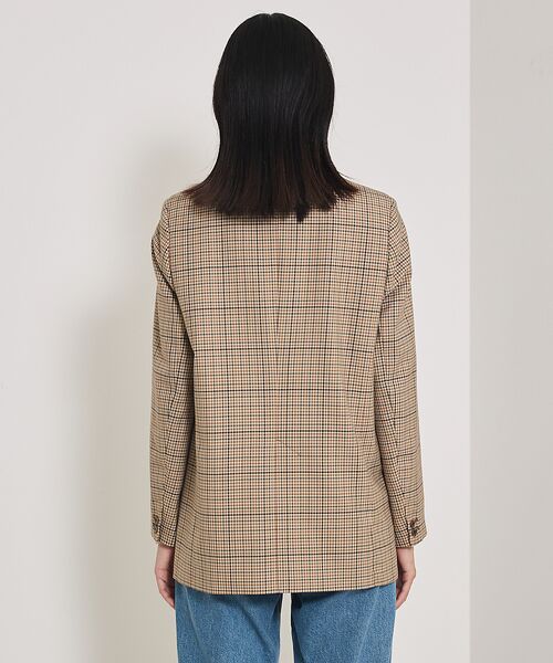 qualite / カリテ テーラードジャケット | 【Oggi・Can Cam 掲載】【セットアップ対応】TWツイルチェックテーラー | 詳細15