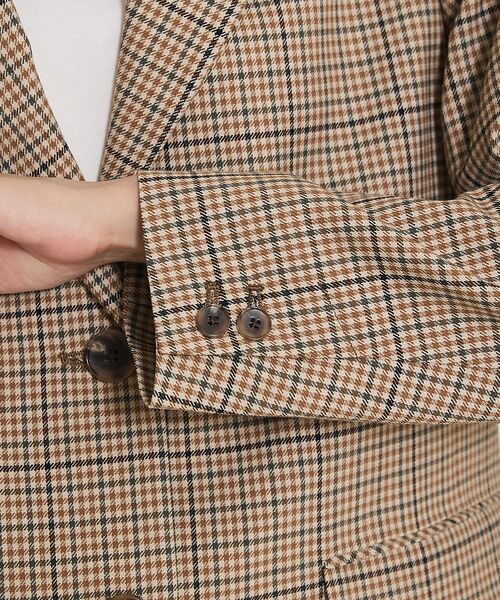 qualite / カリテ テーラードジャケット | 【Oggi・Can Cam 掲載】【セットアップ対応】TWツイルチェックテーラー | 詳細19
