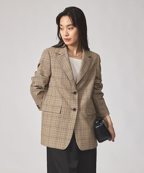 qualite / カリテ テーラードジャケット | 【Oggi・Can Cam 掲載】【セットアップ対応】TWツイルチェックテーラー | 詳細23